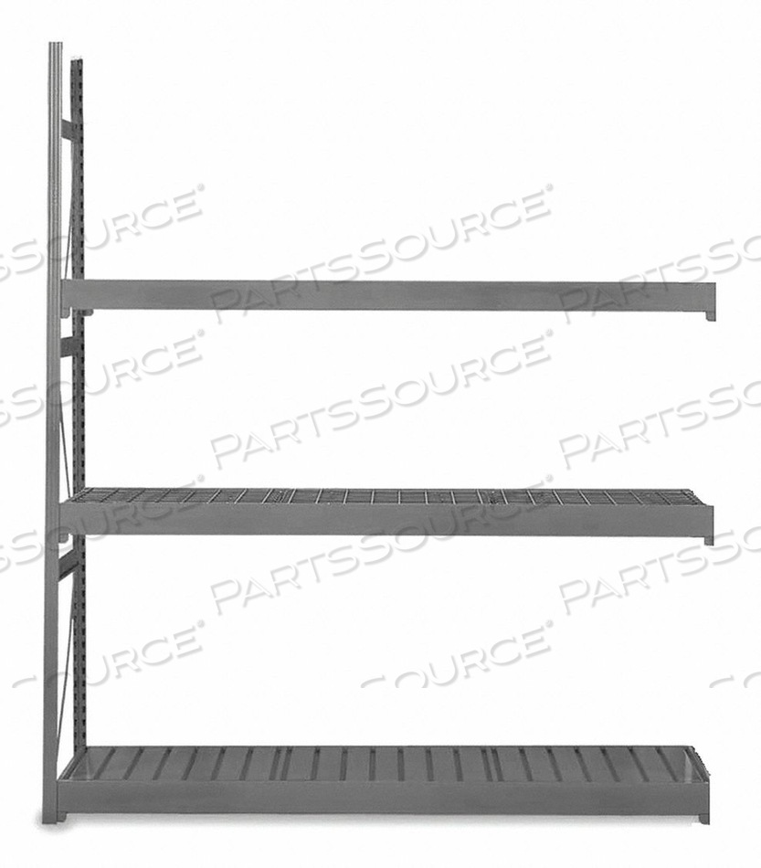 Equipto Storage Rack 1015D43A-RD Equipto BULK RACK ADD-ON 60 H 48 W 36 D RED For Sale