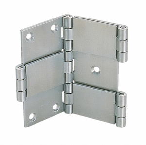 DOUBLE ACTION HINGE SS 180 DEG WELD-ON by Lamp