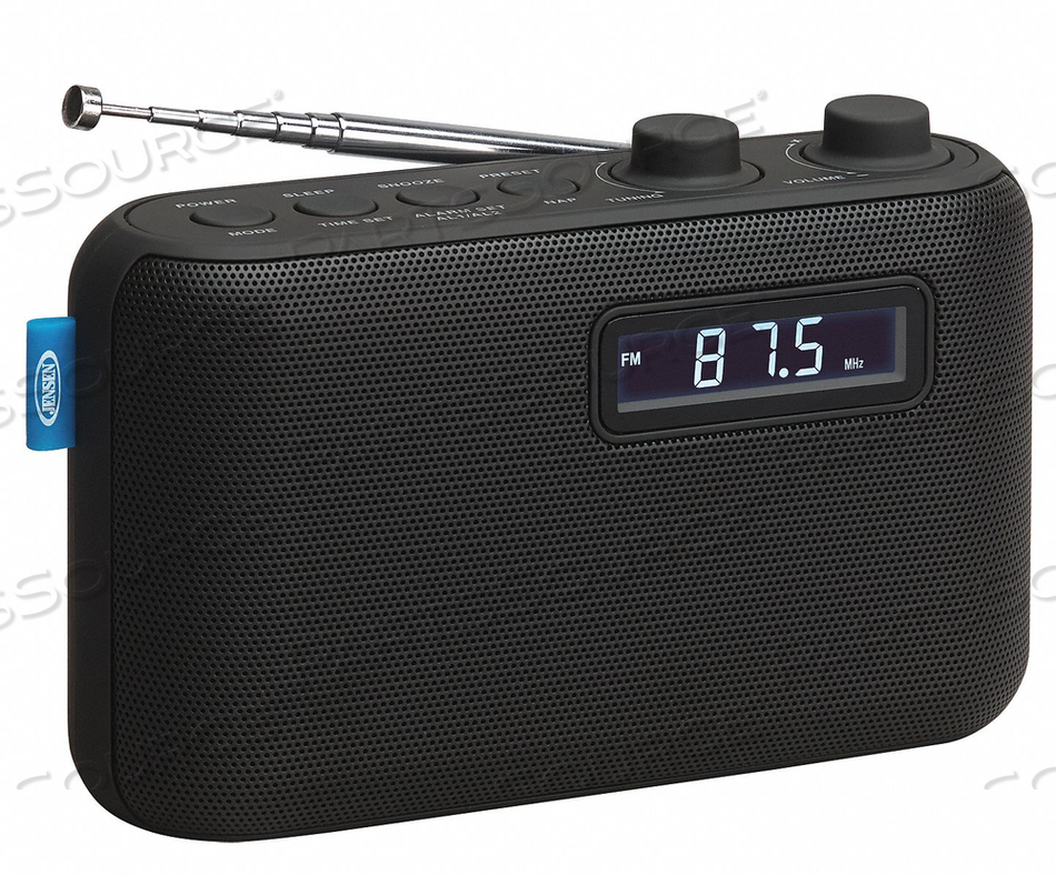 RADIO BLACK 6 W 6 D 5-1/4 H by JENSEN Tools + Supply Inc. (Formerly Stanley Supply & Services) RADIO BLACK 6 W 6 D 5-1/4 H by JENSEN Tools + Supply Inc. (Formerly Stanley Supply & Services)