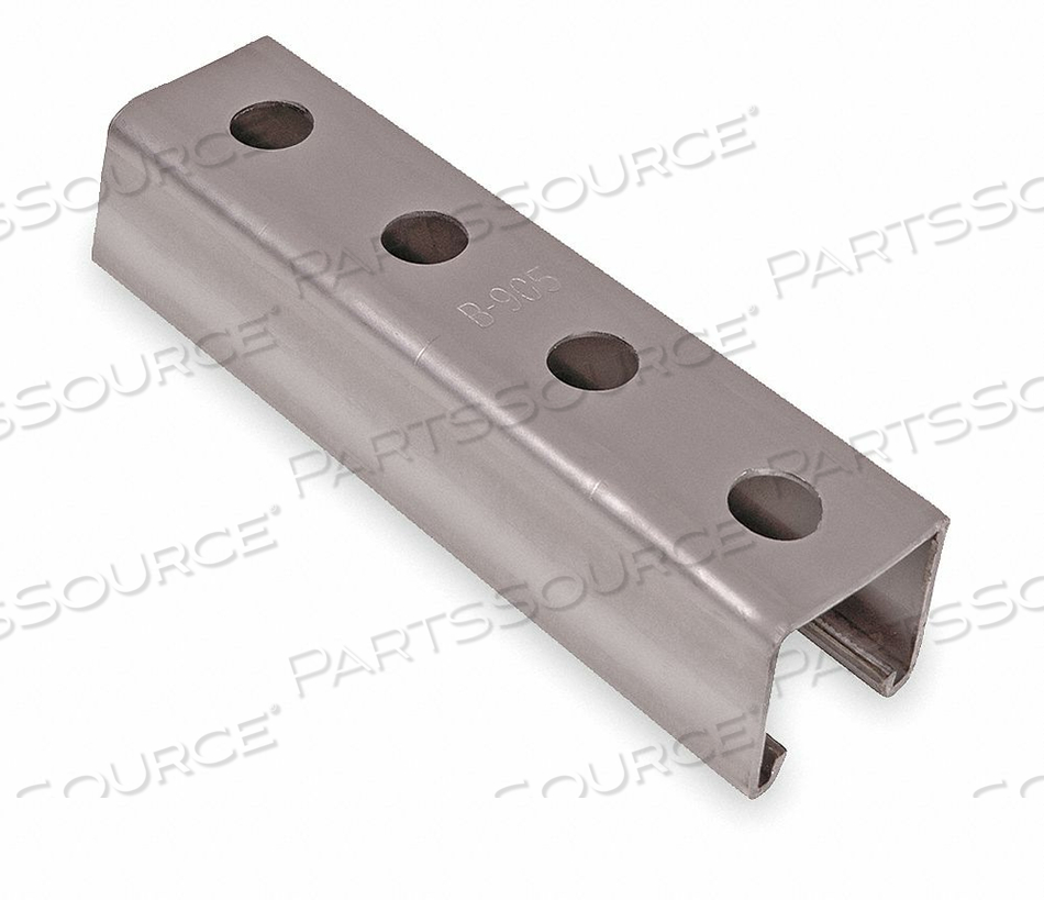STRUT CHANNEL 1-1/2 W 10 FT L SILVER by Thomas & Betts STRUT CHANNEL 1-1/2 W 10 FT L SILVER by Thomas & Betts