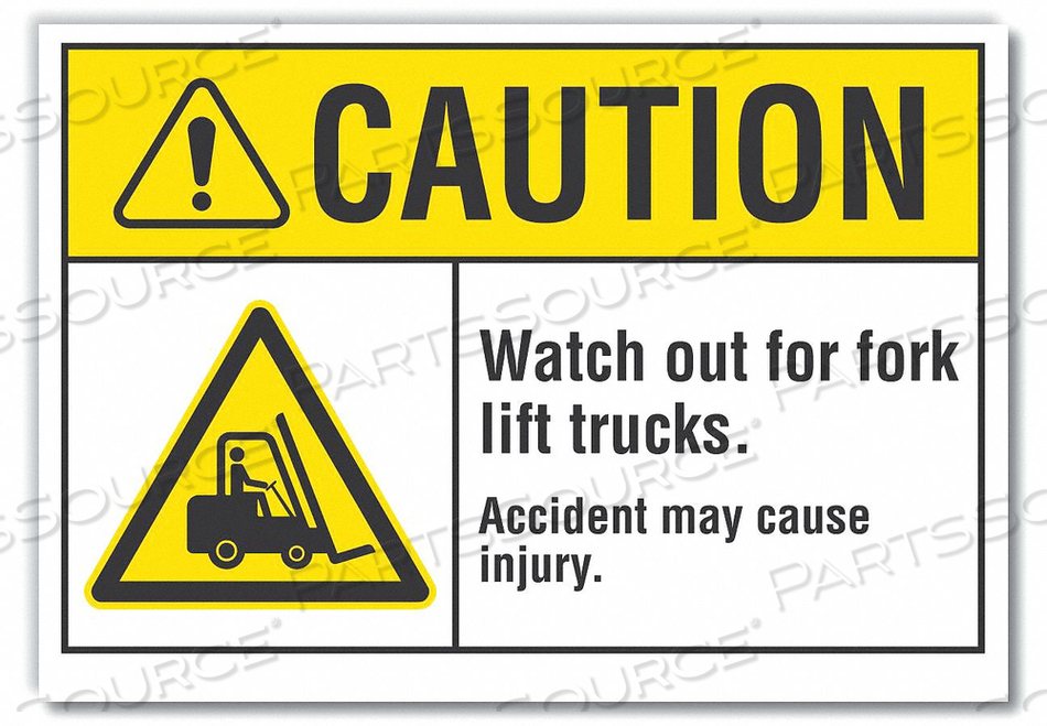 CAUTION SIGN 14 W 10 H 0.004 THICKNESS by Lyle Signs Inc. CAUTION SIGN 14 W 10 H 0.004 THICKNESS by Lyle Signs Inc.