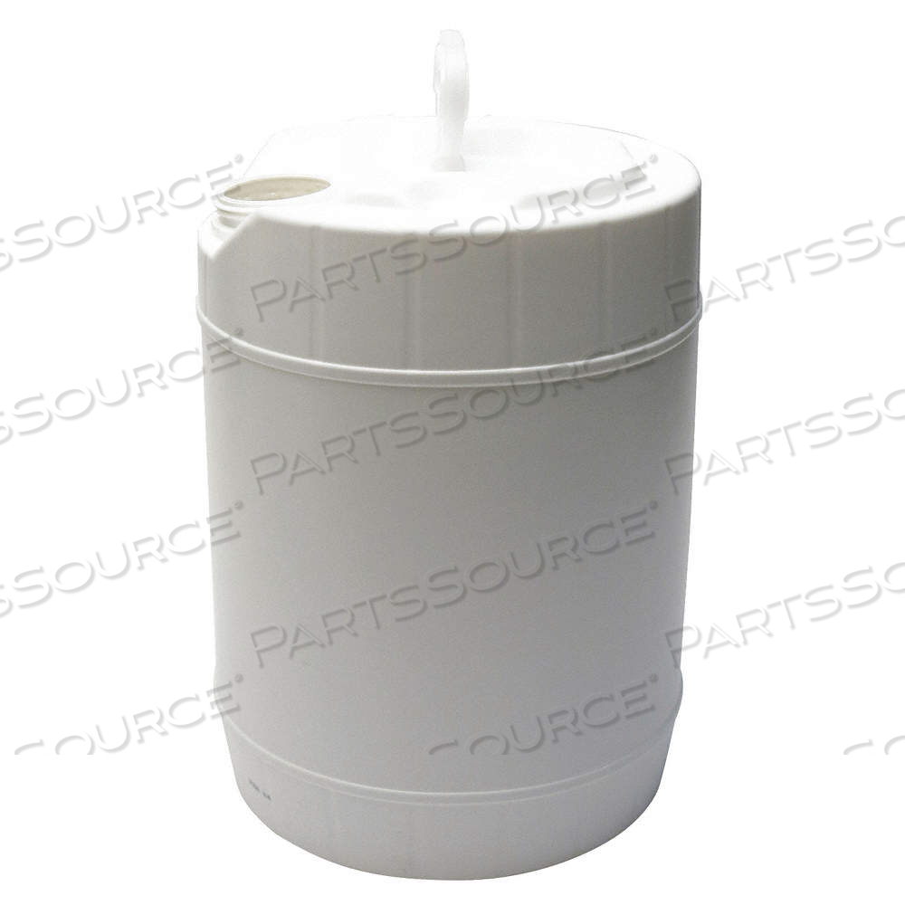 PAIL, 5 GAL, PLASTIC, WHITE, 150°F MAX TEMP, 1H1/Y1.8/100, FDA APPROVED by Approved Vendor