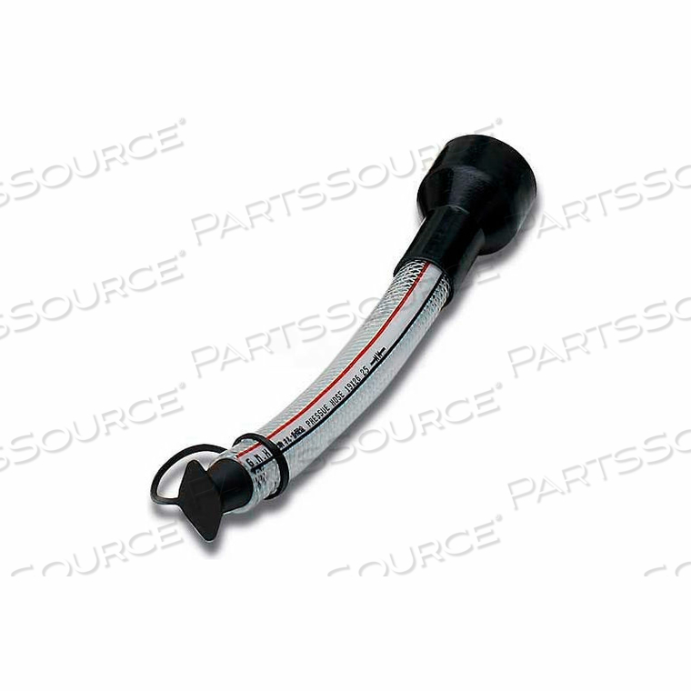 8584 6"L FLEXIBLE FAUCET EXTENSION BRASS (USE WITH 08540) by Justrite