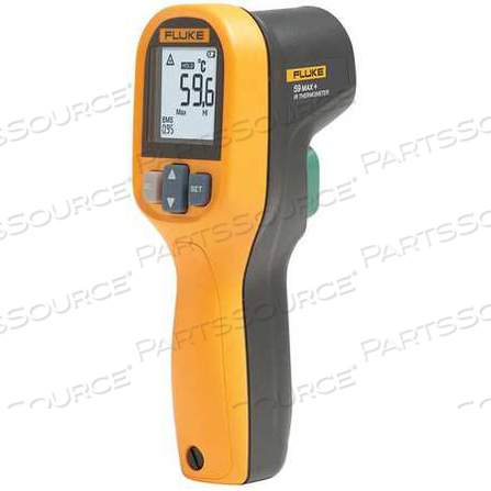 INFRARED THERMOMETER, -30 TO 350 DEG C, -30 TO 350 DEG C, 50 MM X 80 MM X 156 MM, 7.76 OZ by Fluke Electronics Corp (Industrial Div.) INFRARED THERMOMETER, -30 TO 350 DEG C, -30 TO 350 DEG C, 50 MM X 80 MM X 156 MM, 7.76 OZ by Fluke Electronics Corp (Industrial Div.)