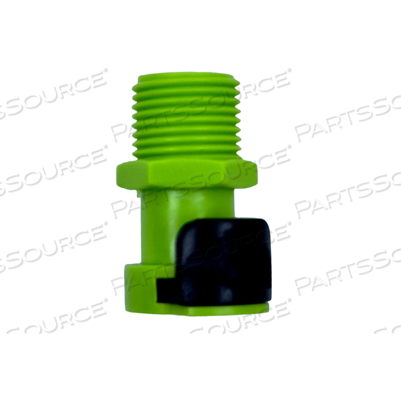 FITTING, BULKHEAD, 3/8IN CONNECTION SIZE, NPT MALE CONNECTION TYPE by Paragon Pro, Inc.