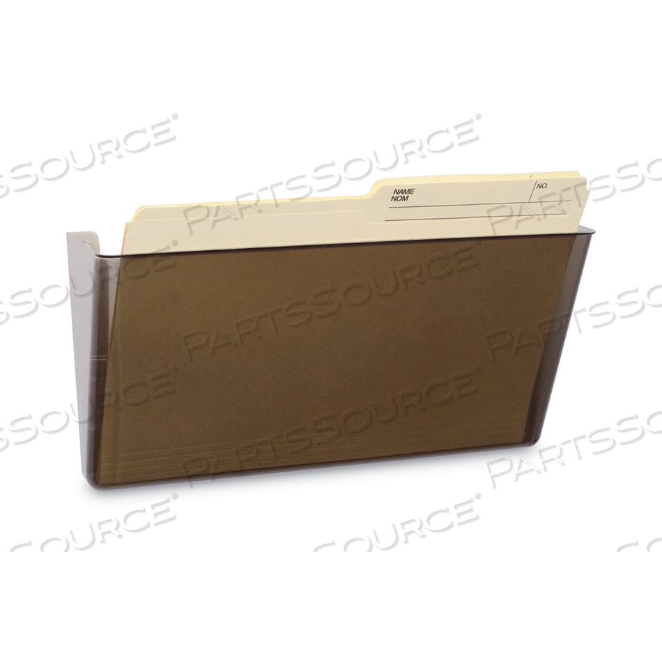 WALL FILE, LETTER SIZE, 13" X 4" X 7", SMOKE by Storex