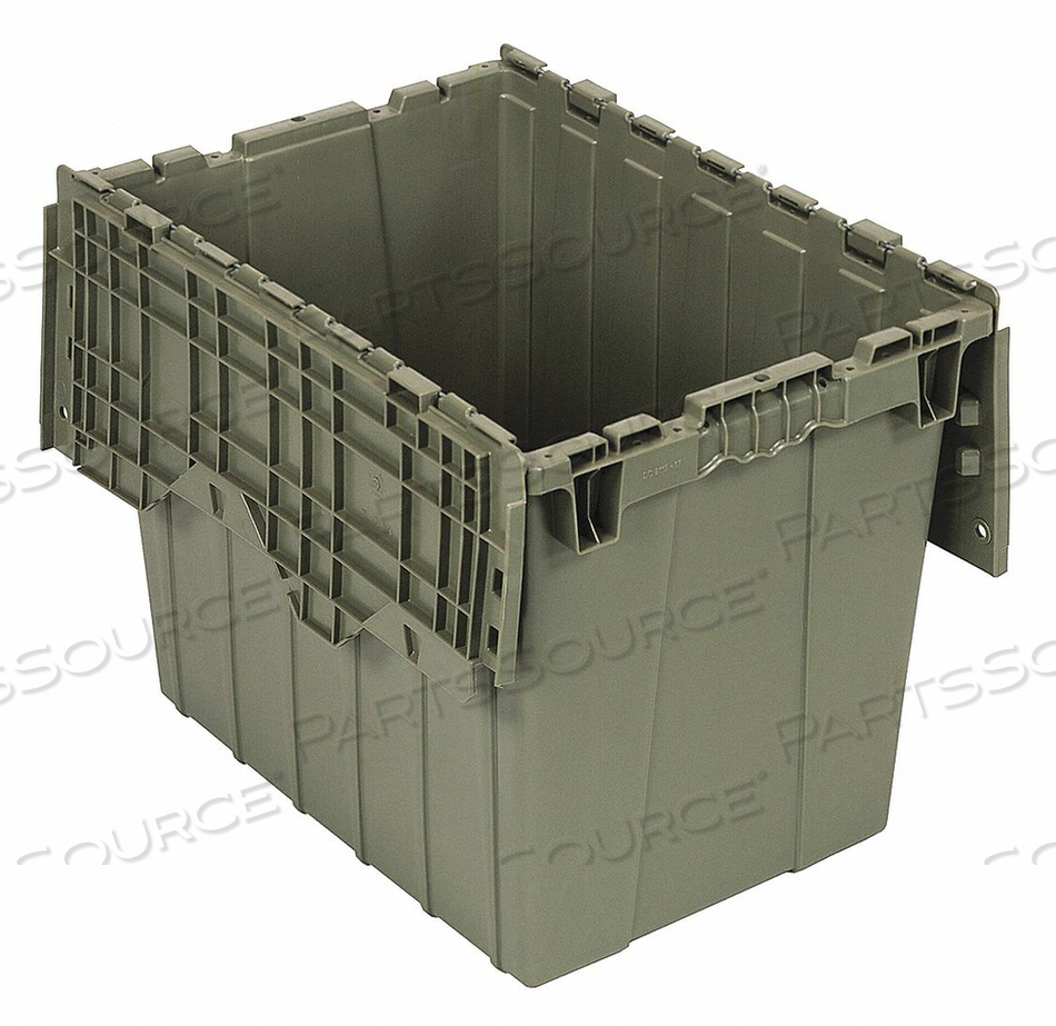ATTACHED LID CONTAINER 2.31 CU FT GRAY by Quantum Storage Systems ATTACHED LID CONTAINER 2.31 CU FT GRAY by Quantum Storage Systems
