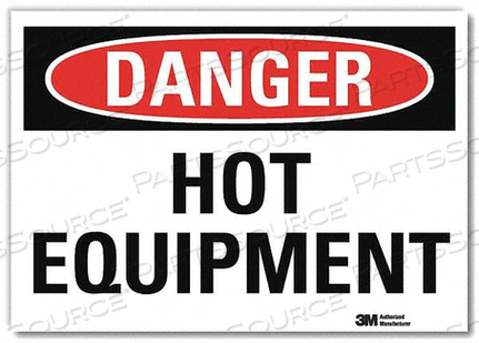 DANGER SIGN SELF-ADHESV MOUNT 7INWX5INH by Lyle Signs Inc.