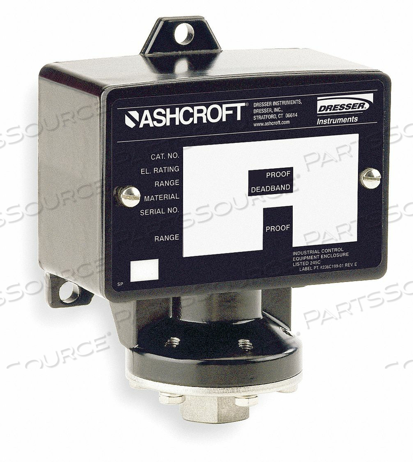 PRESSURE SWITCH DIAPHRAGM 20 TO 200 PSI by Ashcroft Inc.