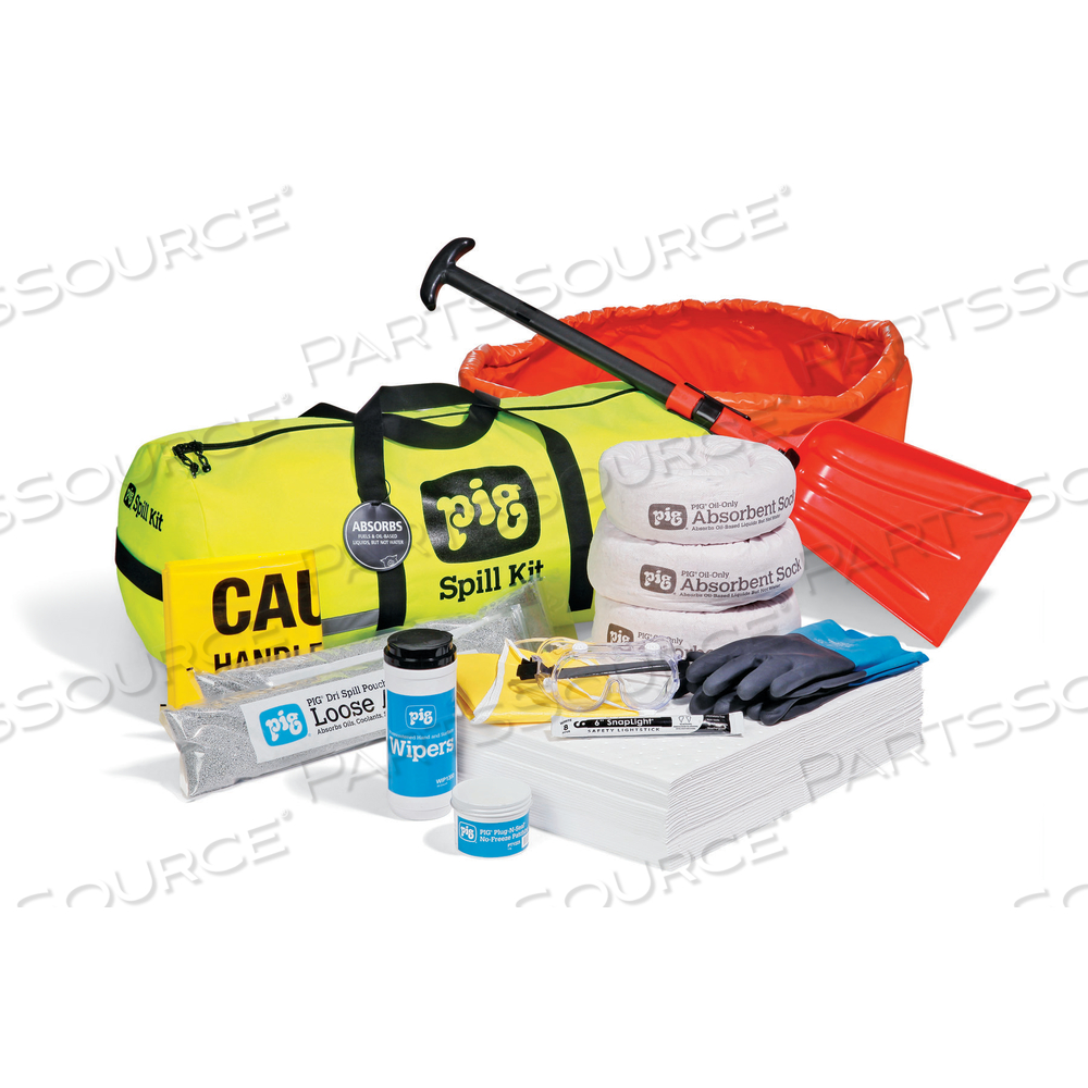PIG OIL-ONLY TRUCK SPILL KIT IN DUFFEL BAG by New Pig Corporation PIG OIL-ONLY TRUCK SPILL KIT IN DUFFEL BAG by New Pig Corporation