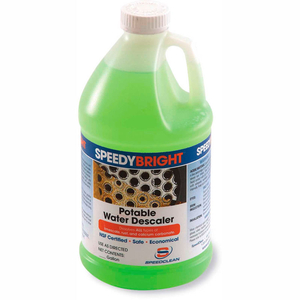 SPEEDYBRIGHT BIODEGRADABLE DESCALER/LIMESCALE REMOVER, (2X) .5 GAL. BOTTLES by Speedclean