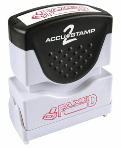 D3768 MESSAGE STAMP FAXED WITH BOX by Accu-Stamp