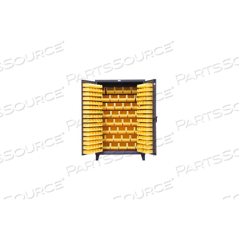 HEAVY DUTY BIN CABINET - WITH 184 BINS 48X24X78 by Strong Hold