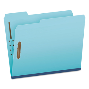 EARTHWISE BY PENDAFLEX HEAVY-DUTY PRESSBOARD FASTENER FOLDERS, 2" EXPANSION, 2 FASTENERS, LETTER SIZE, LIGHT BLUE, 25/BOX by Esselte Pendaflex Corp.