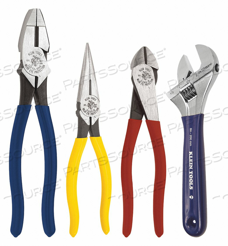PLIER SET DIPPED 4 PCS by Klein Tools
