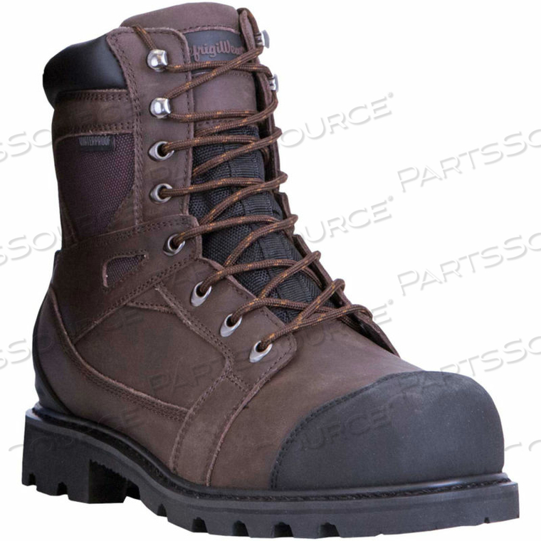 BARRICADE LEATHER BOOTS, BROWN, -20F COMFORT RATING, SIZE 12 