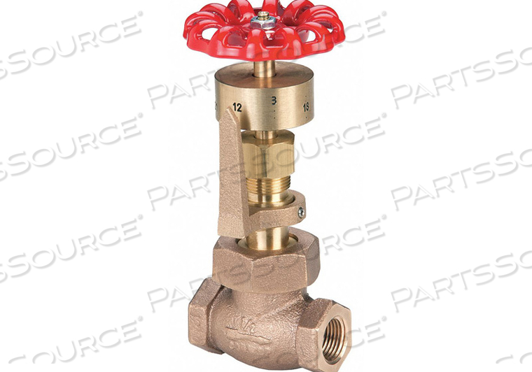GATE VALVE 1/2 IN. FNPT BRONZE by United Brass Works