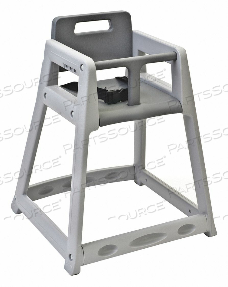 PLASTIC HIGH CHAIR UNSSBLD GRY by Koala Kare Products PLASTIC HIGH CHAIR UNSSBLD GRY by Koala Kare Products