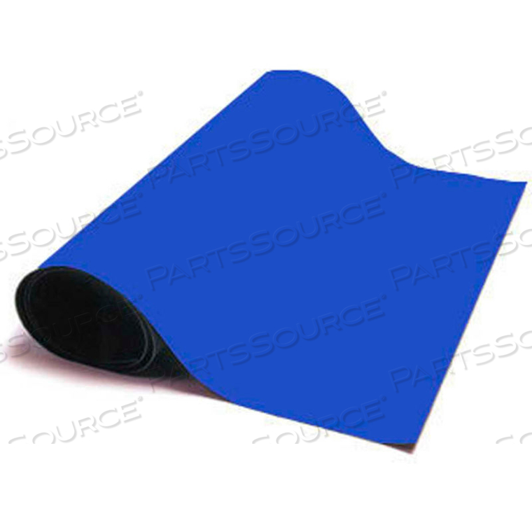 ULTIMAT I ANTI STATIC MAT .080" THICK 2' X 3' DARK BLUE by Static Solutions Inc ULTIMAT I ANTI STATIC MAT .080" THICK 2' X 3' DARK BLUE by Static Solutions Inc