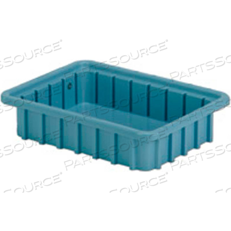 DIVIDER BOX DC1025 10-13/16" X 8-5/16" X 2-1/2", LIGHT BLUE by Lewisbins