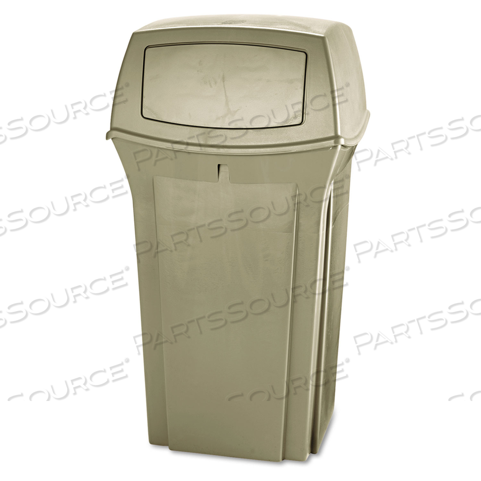 RANGER FIRE-SAFE CONTAINER, 35 GAL, STRUCTURAL FOAM, BEIGE by Rubbermaid Medical Division