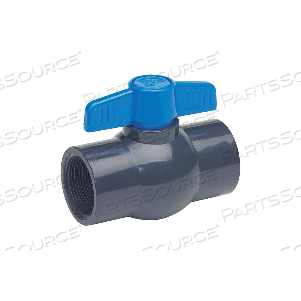 MANUAL TWO-WAY BALL VALVE, 1 1/2 IN, PVC, STRAIGHT, FIP X FIP, FULL PORT BALL PORT by Approved Vendor MANUAL TWO-WAY BALL VALVE, 1 1/2 IN, PVC, STRAIGHT, FIP X FIP, FULL PORT BALL PORT by Approved Vendor