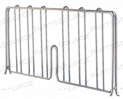 METRO DD18S SUPER ERECTA 8" HIGH SHELF DIVIDER FOR WIRE SHELVES, STAINLESS STEEL, 18" by Intermetro Industries (Emerson)