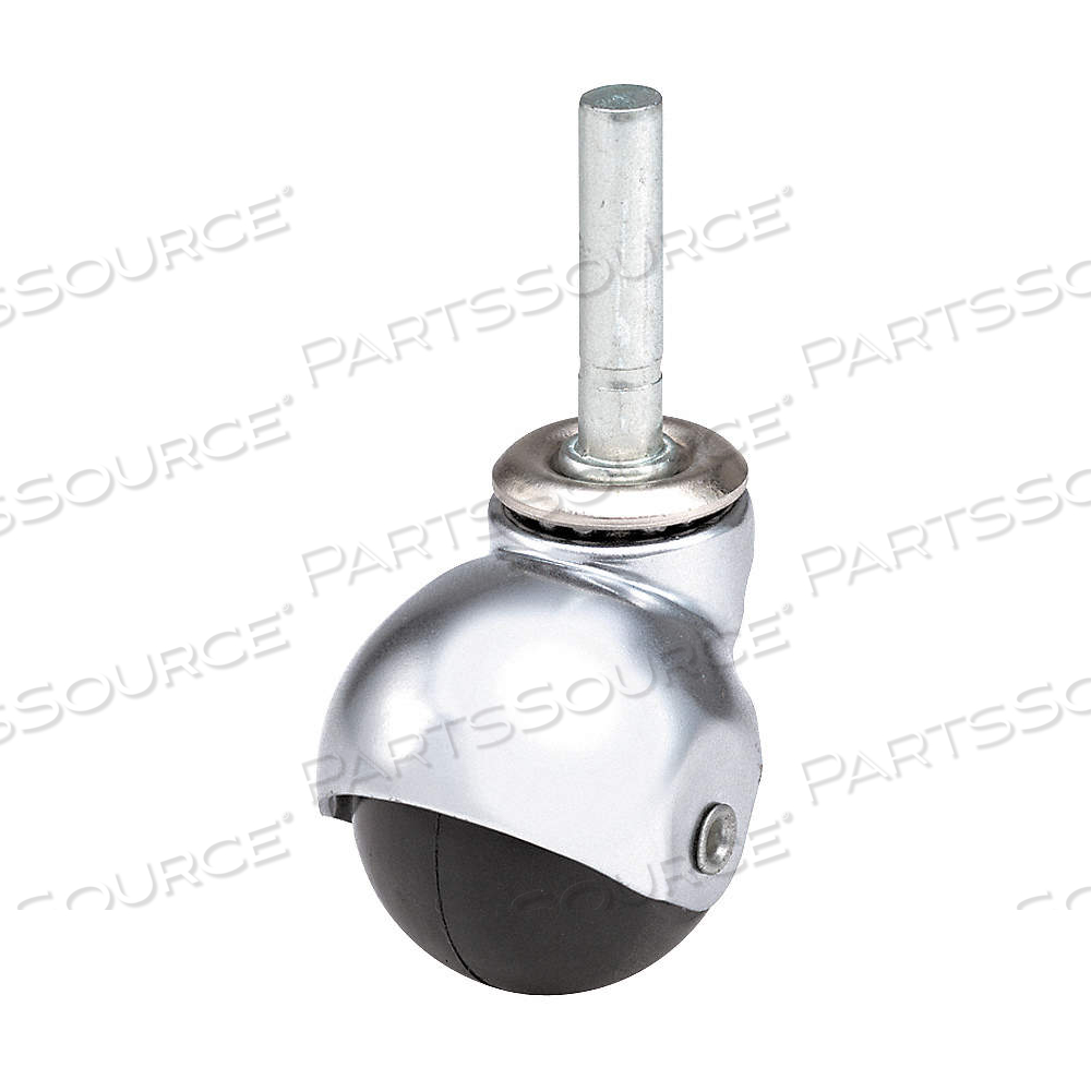 STEM CASTER, 2 IN WHEEL DIA., 75 LB, SWIVEL CASTER, VINYL by Approved Vendor