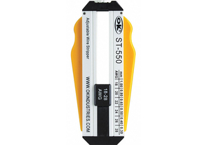 ADJUSTABLE WIRE STRIPPER 18-28 AWG by OK Industries