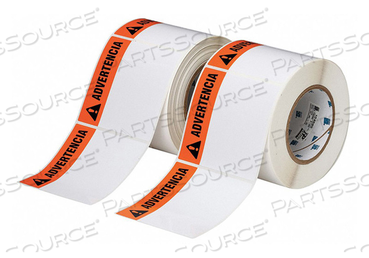 THERM TRANSFER LABEL POLY 4X4 by Brady Americas THERM TRANSFER LABEL POLY 4X4 by Brady Americas