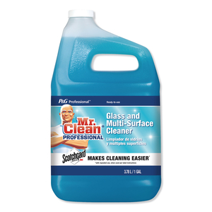 GLASS AND MULTI-SURFACE CLEANER WITH SCOTCHGARD PROTECTOR, APPLE, 1 GAL, READY-TO-USE, 2/CARTON by Mr. Clean