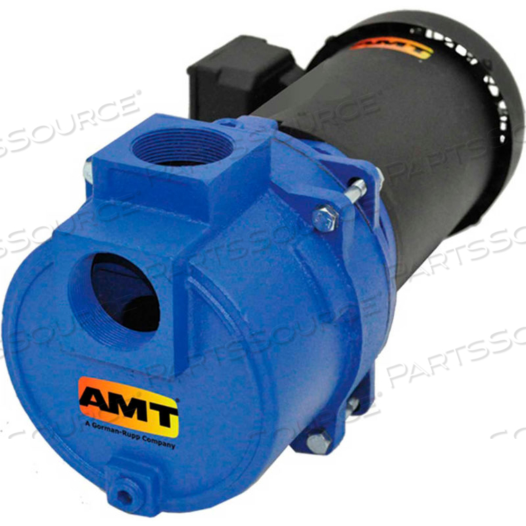 AMT 2" NPT CAST IRON SEWAGE/TRASH PUMP, 150PSI, SILICON CARBIDE, VITON SEAL, 5HP by Springer Pumps LLC AMT 2" NPT CAST IRON SEWAGE/TRASH PUMP, 150PSI, SILICON CARBIDE, VITON SEAL, 5HP by Springer Pumps LLC