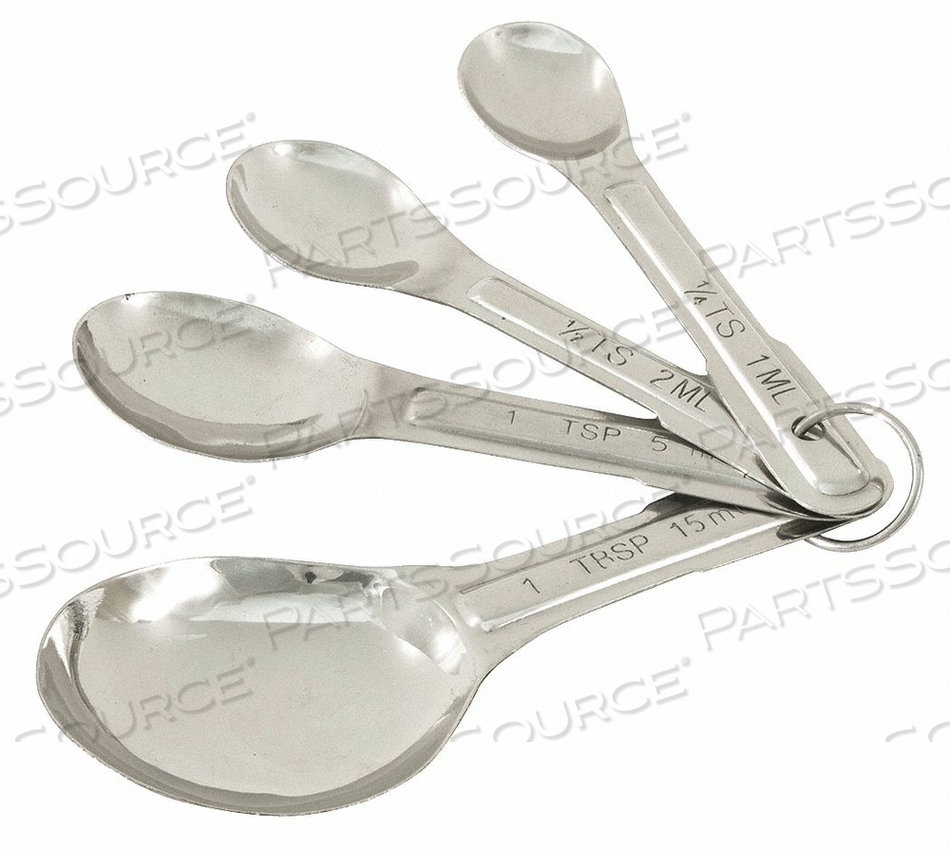 MEASURING SPOON SET STAINLESS STEEL by Crestware