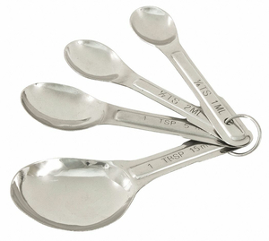 MEASURING SPOON SET STAINLESS STEEL by Crestware