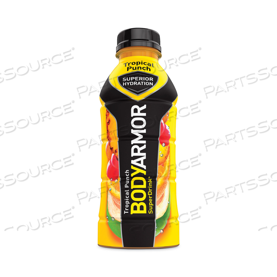 SUPERDRINK SPORTS DRINK, TROPICAL PUNCH, 16 OZ BOTTLE by BodyArmor
