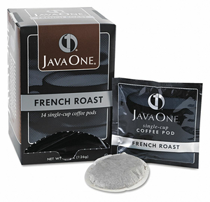 COFFEE PODS FRENCH ROAST SINGLE CUP PK14 by Java One