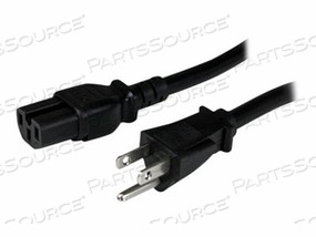 8FT (2.4M) UNIVERSAL POWER CORD W/ NEMA 5-15P AND IEC 60320 C15 CONNECTORS, 125V by StarTech.com Ltd.