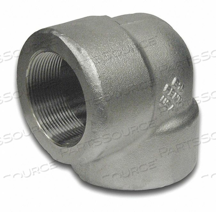 90° ELBOW, 316/316L STAINLESS STEEL, 3/4 IN X 3/4 IN FITTING PIPE SIZE, FEMALE NPT X FEMALE NPT by Penn Machine Works