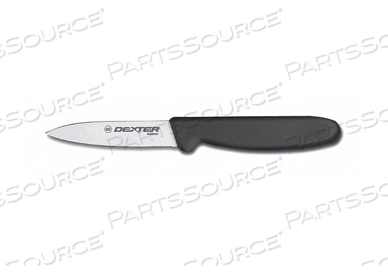 PARING KNIFE 3 1/8 IN BLACK by Dexter Russell PARING KNIFE 3 1/8 IN BLACK by Dexter Russell