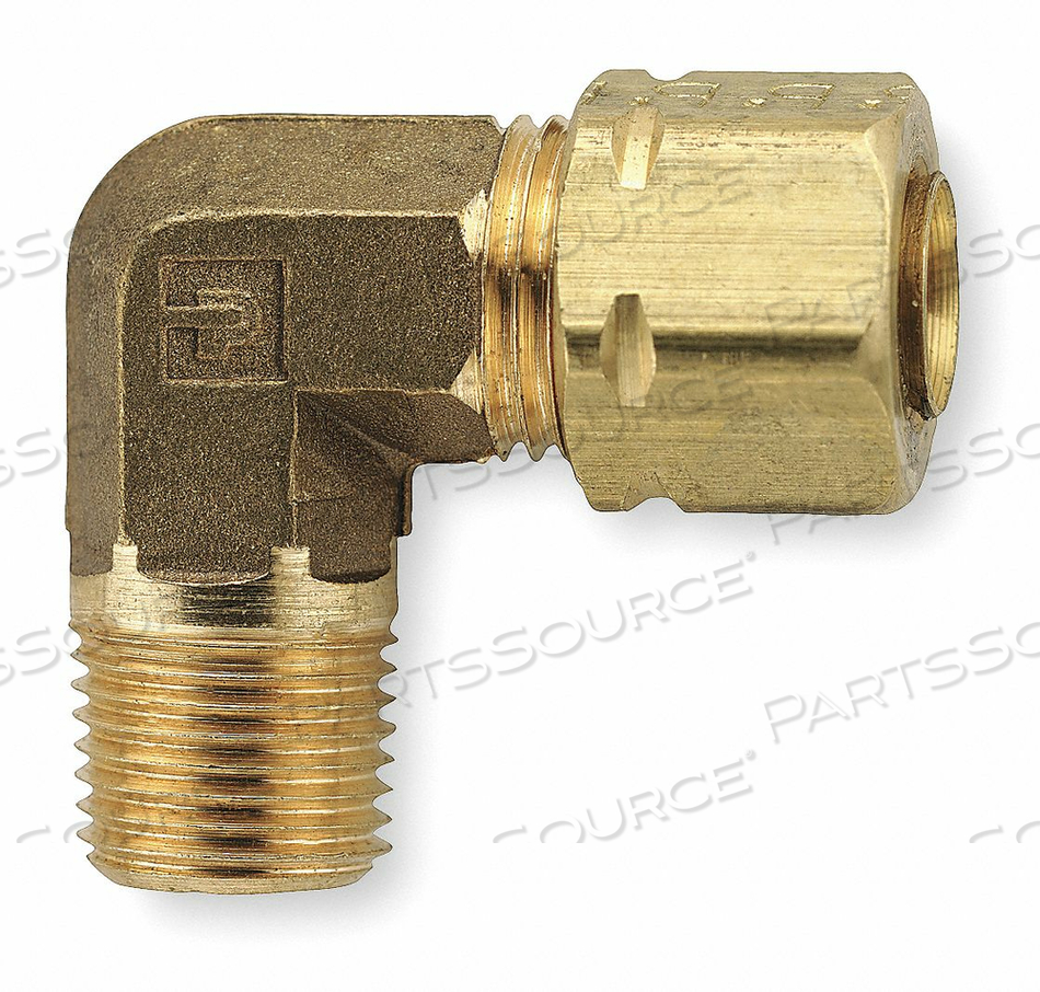 ELBOW 90 BRASS COMPXM 3/8IN PK25 by Parker Hannifin Corporation