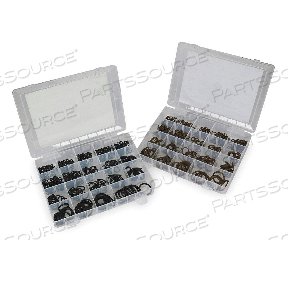 O-RING ASSORTMENT, SAE, BUNA N AND VITON(R), 1,168 PIECES, 19 # OF SIZES by Approved Vendor