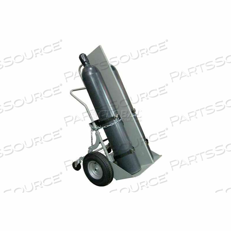 2 CYLINDER TRUCK 4 WHEEL WITH FIREWALL G-3973 - 16" PNEUMATIC - 1000 LB. CAP. by Justrite 2 CYLINDER TRUCK 4 WHEEL WITH FIREWALL G-3973 - 16" PNEUMATIC - 1000 LB. CAP. by Justrite