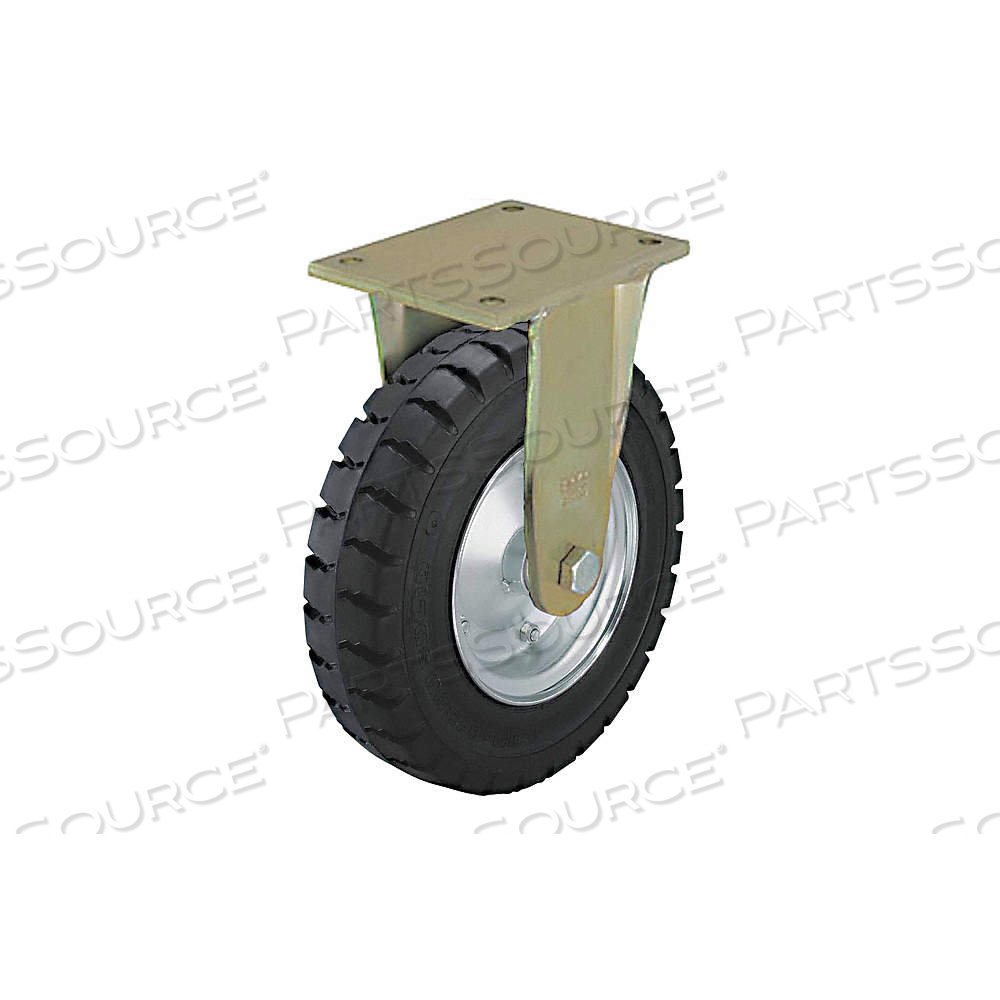 PLATE CASTER WITH FLAT-FREE WHEELS, 16 IN WHEEL DIA., 2090 LB, 18 5/8 IN MOUNTING HT by Approved Vendor
