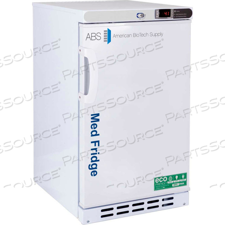 ABS PREMIER PHARMACY/VACCINE BUILT-IN UNDERCOUNTER REFRIGERATOR, RIGHT HINGED DOOR, 2.5 CU. FT. by American BioTech Supply