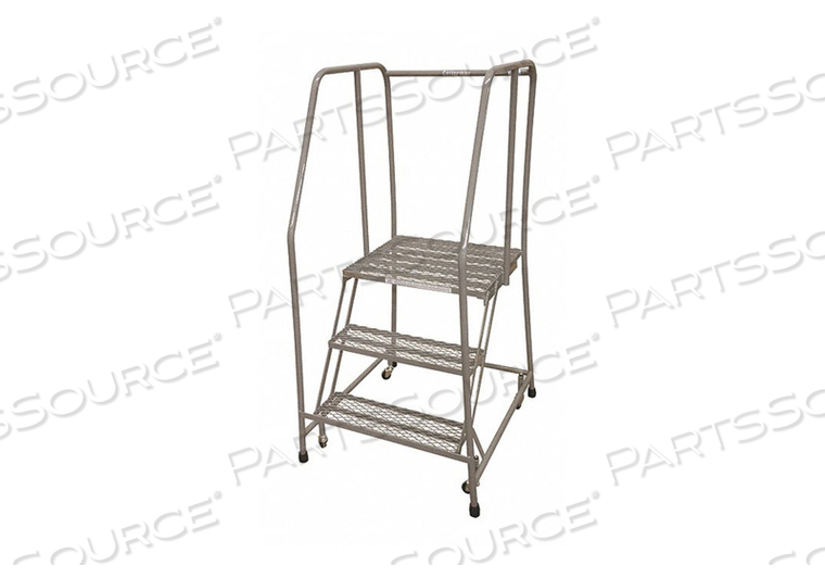 ROLLING LADDER STEEL 60IN. H. GRAY by Cotterman