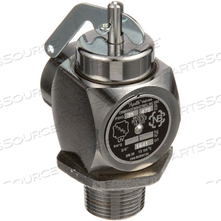 VALVE, SAFETY RELIEF, 3/4", 35PSI 