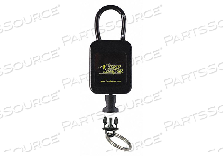 RETRACTOR 36INL BLACK 3/8LB ALUMINUM by Gearkeeper