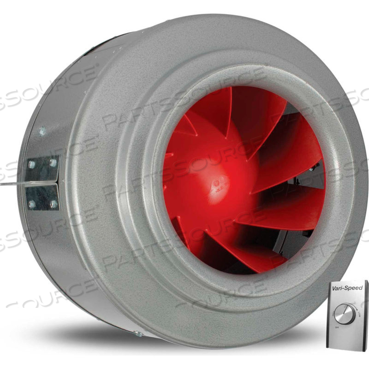 VORTEX POWERFAN 14'' V-SERIES IN-LINE DUCT FAN V14XL-A - 2905 CFM WITH VARI-SPEED SPEED CONTROL KIT 