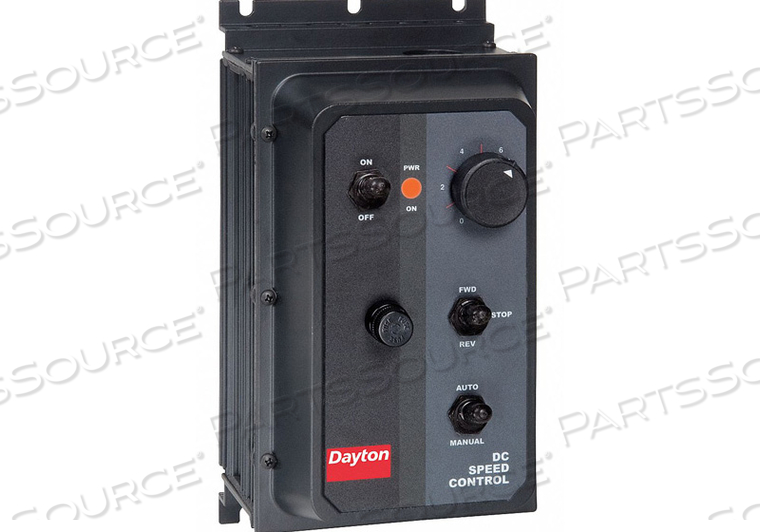 DC SPEED CONTROL, DC SPEED CONTROL SCR, NEMA 4X, LOWER VOLTAGE MOTOR OUTPUT POWER 1/8 TO 1 HP, AC INPUT VOLTAGE 120/240V AC, VOLTAGE OUTPUT  by DAYTON ELECTRIC MANUFACTURING CO