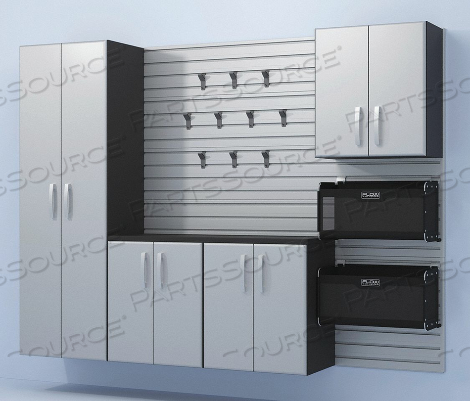 MODULAR CABINET SET 72 H 96 W 16 D by Flow Wall MODULAR CABINET SET 72 H 96 W 16 D by Flow Wall